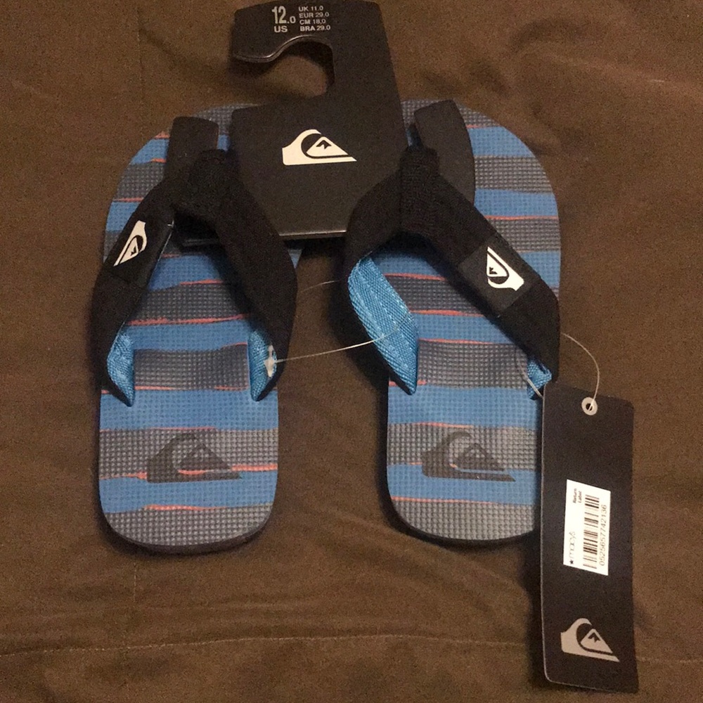 NWT Boys Quiksilver Molokai Layback Flip Flops $20